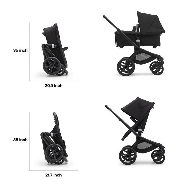 Bugaboo - Fox 5 Complete Stroller, Black/Midnight Black - Image 10