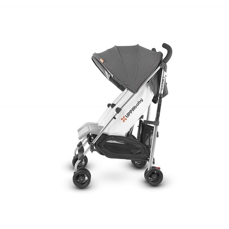 Uppababy G-Link 2 Double Stroller, Jordan (Charcoal Mélange/Silver) - Image 4