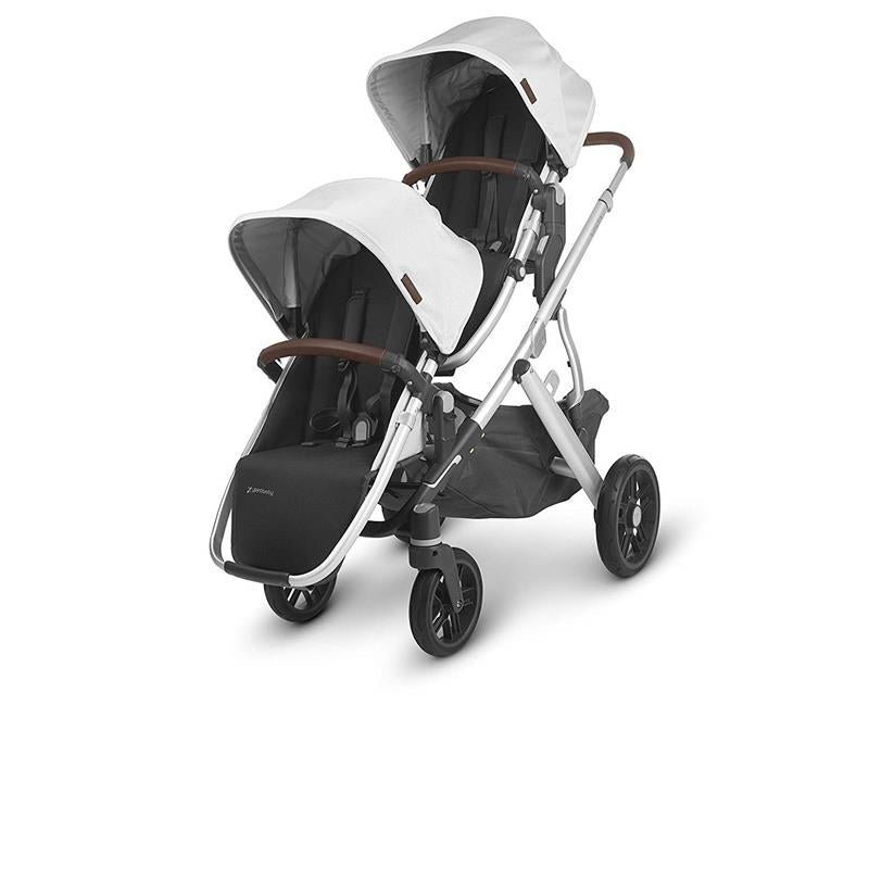 Uppababy - Rumbleseat V2, Bryce (White Marl/Silver/Chestnut Leather) - Image 2