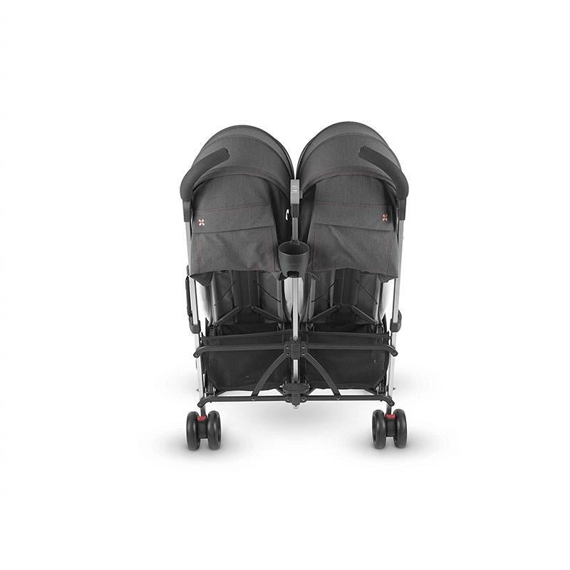 Uppababy G-Link 2 Double Stroller, Jordan (Charcoal Mélange/Silver) - Image 5
