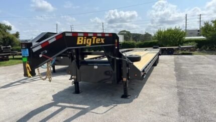 Big Tex 22GN 35′ Tandem Dual Gooseneck Trailer with Mega Ramps – 35D5A-MRBK