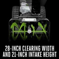 EGO Power+ SNT2800 28 in. Self-Propelled 2-Stage Snow Blower with Peak Power™ - Battery and Charger Not Included - Image 10