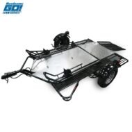 Go! Series Dual Rail Ride-Up Folding Motorcycle Trailer Discounted - Image 11