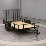 6×10 Single Axle Utility Trailer – Wood Floor & LED Lights