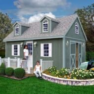 Best barns 12-ft x 20-ft Arlington with Floor Gable Engineered Storage Shed Installation Included - Image 7